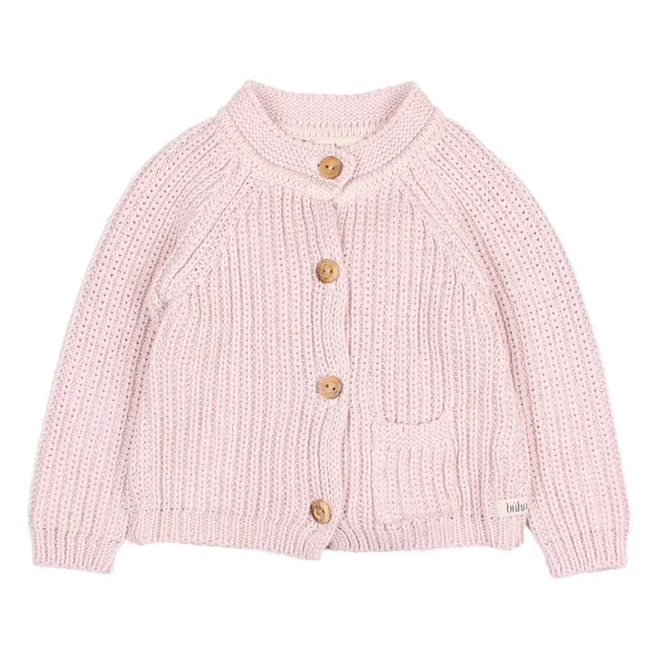 Búho Cardigan Poche Maille | Rose