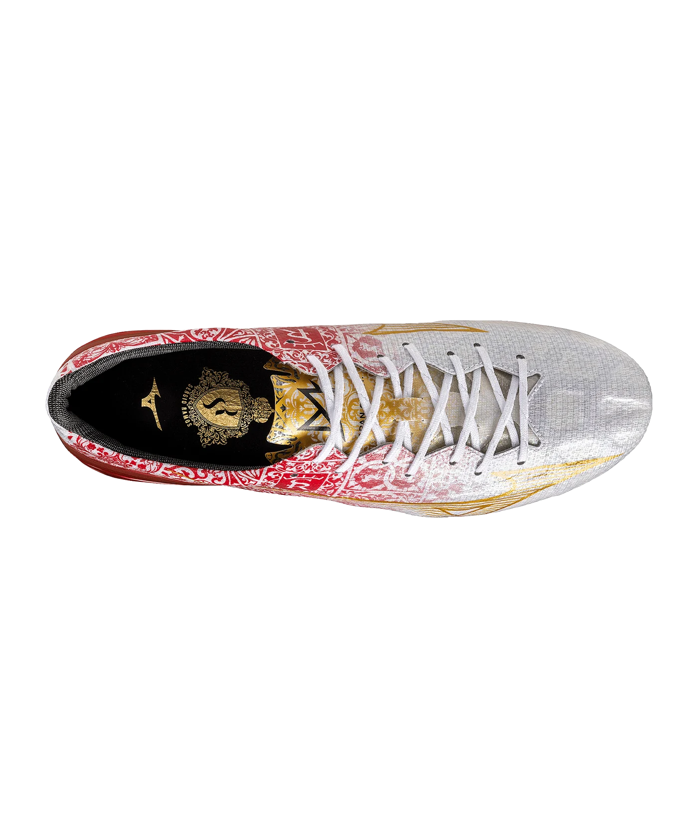 Mizuno Alpha Made in Japan FG Sergio Ramos Weiss Gold F04