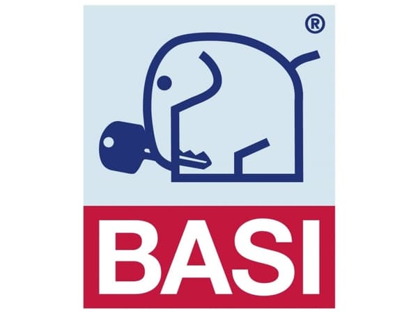 BASI VHS V50, Tradisjonell, Nøkkellås, Bruk bare én nøkkel, Messing, Sølv, Messing, Herdet stål
