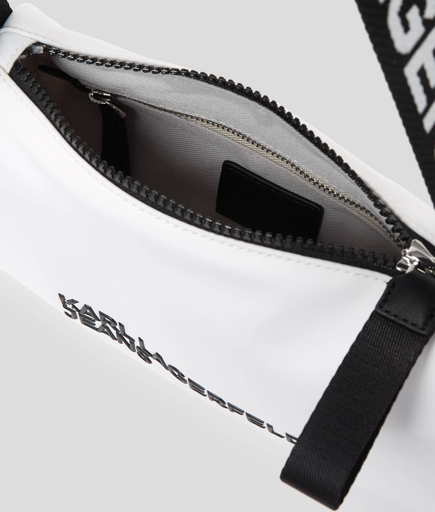 SAC PORTÉ ÉPAULE EN NYLON - Blanc