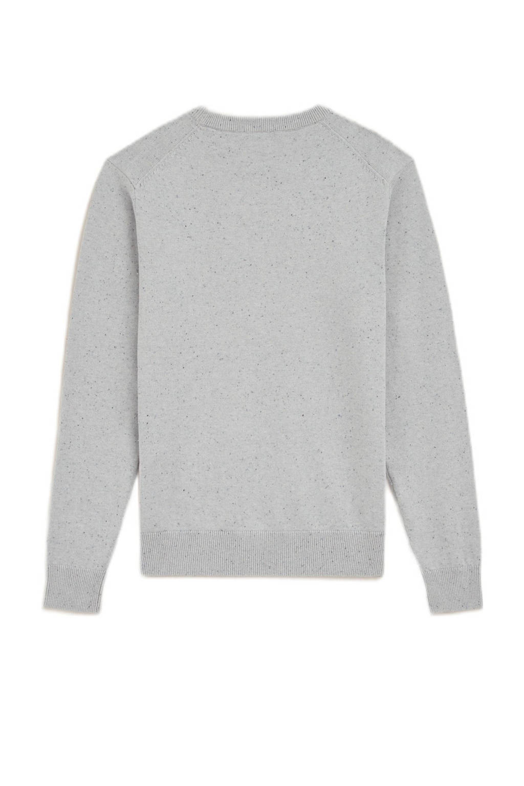 WE Fashion sweater grijs melange