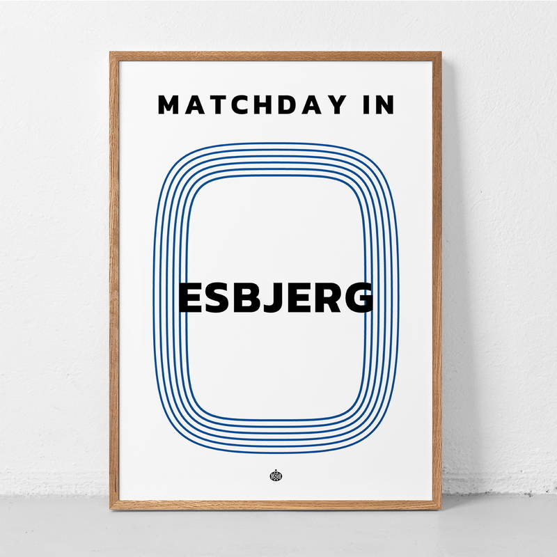 Esbjerg fB Plakat Stadion 50x70 cm