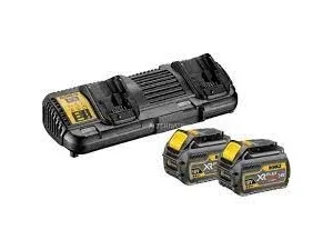 DeWALT DCB132T2-QW, Batteri- og opladersæt, Lithium-Ion (Li-Ion), 4 At, 18 V, DeWalt, Sort, Gul