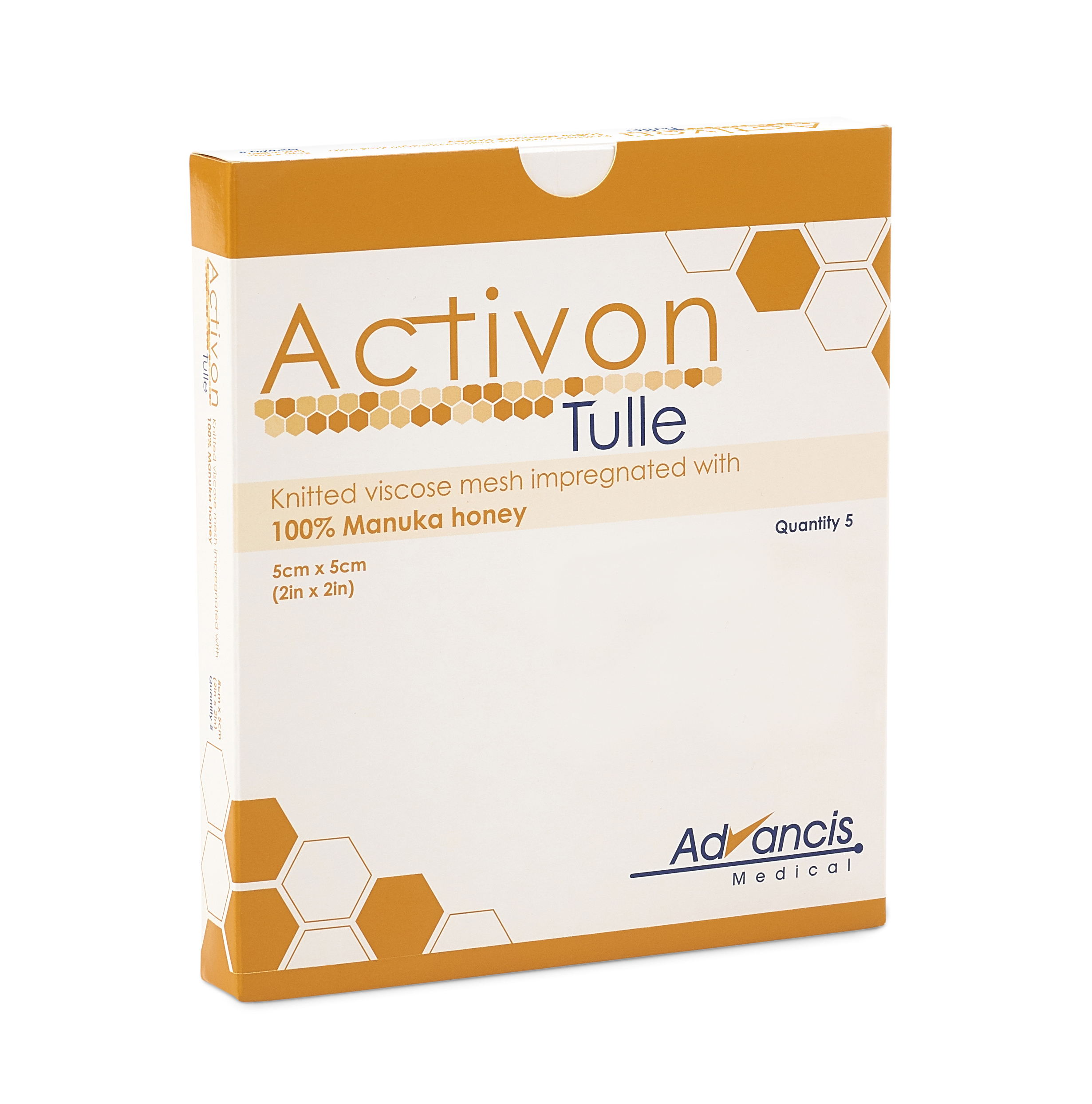 ACTIVON Tulle 5x5cm Karton 5 Stk