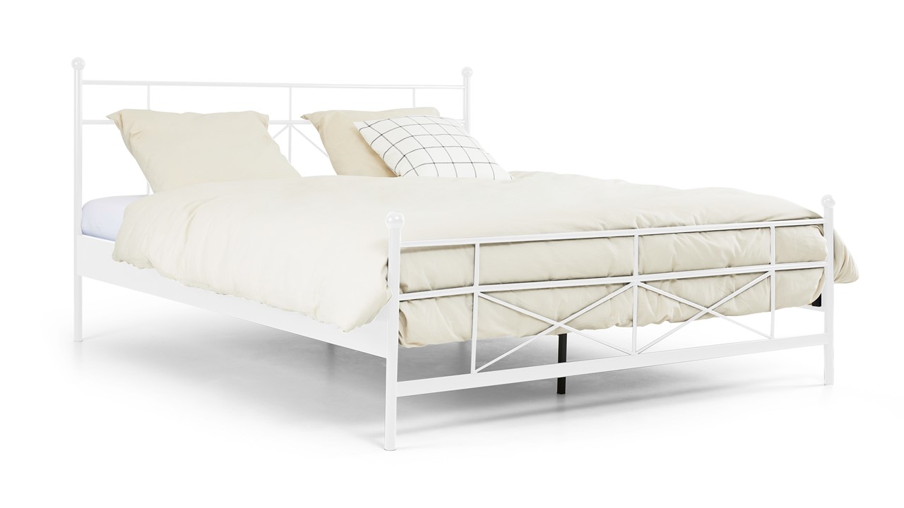 Bed Milano 2-persoons wit