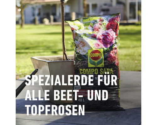 COMPO SANA® rozengrond voor perk- en potrozen, 40 L