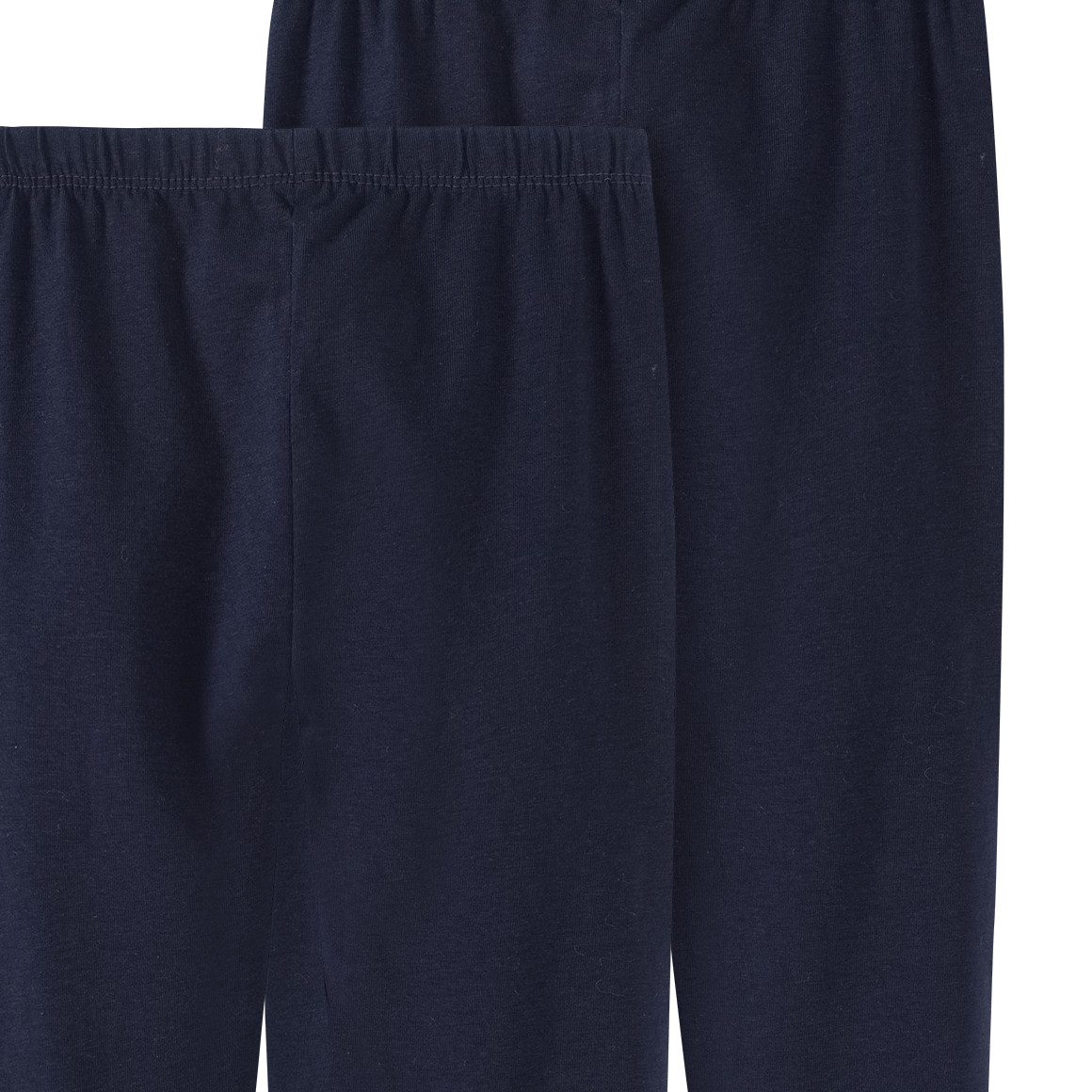 Famy 2 Mädchen Capri-Leggings im Basic-Look dunkelblau