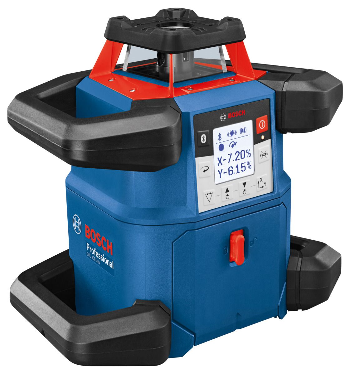 Bosch Professional GRL 600 CHV Accu rotatielaser rood   LR 60 laserontvanger 18V Basic Body met batterijen in L-Boxx - 0601061F01