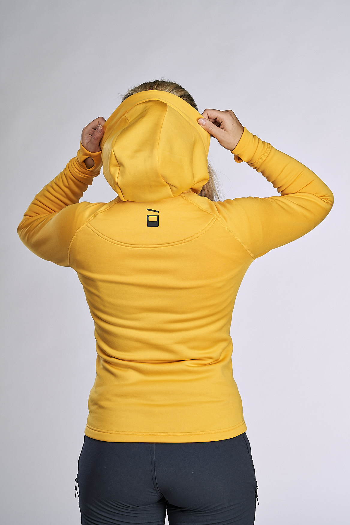 Pow Pullover Hoodie Dame 18/Gul