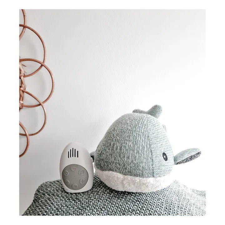 Flow Peluche veilleuse Baleine Moby | Vert