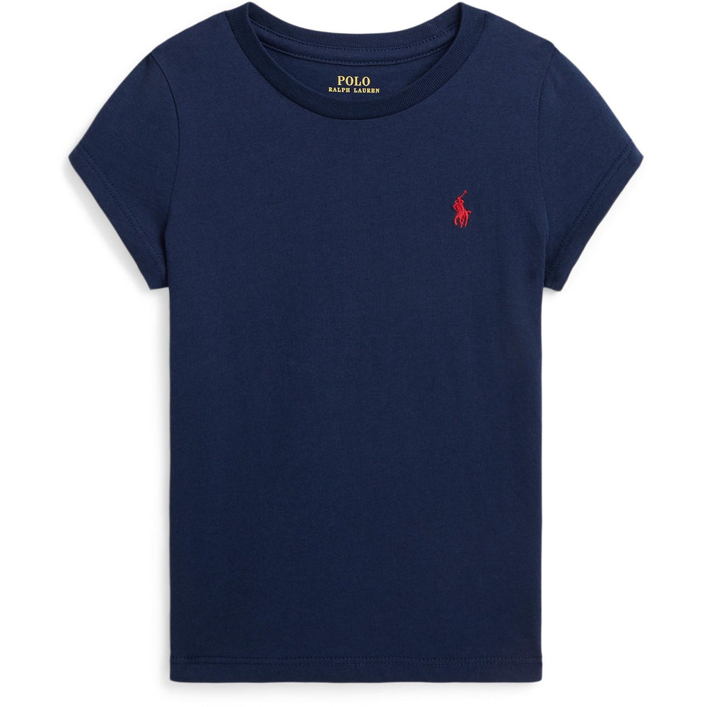 Køb Polo Ralph Lauren Newport Navy W/White Girl T-Shirt