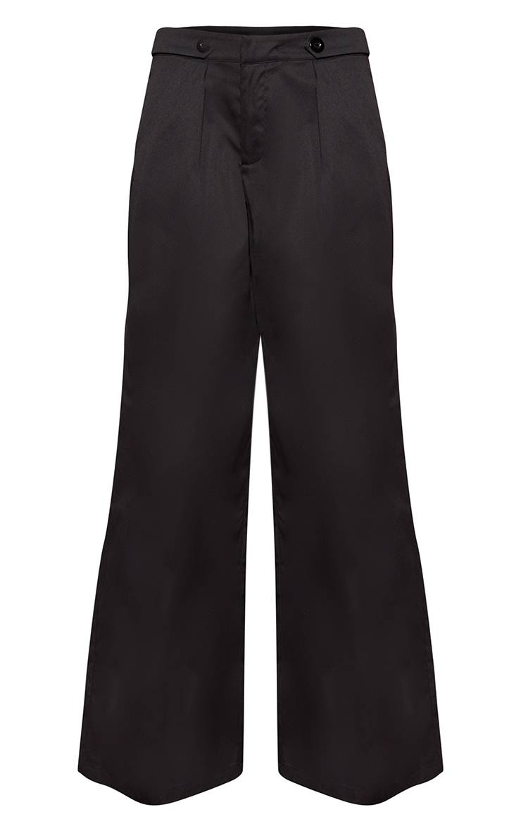 Noir Pantalon À Détail Ceinture Utilitaire