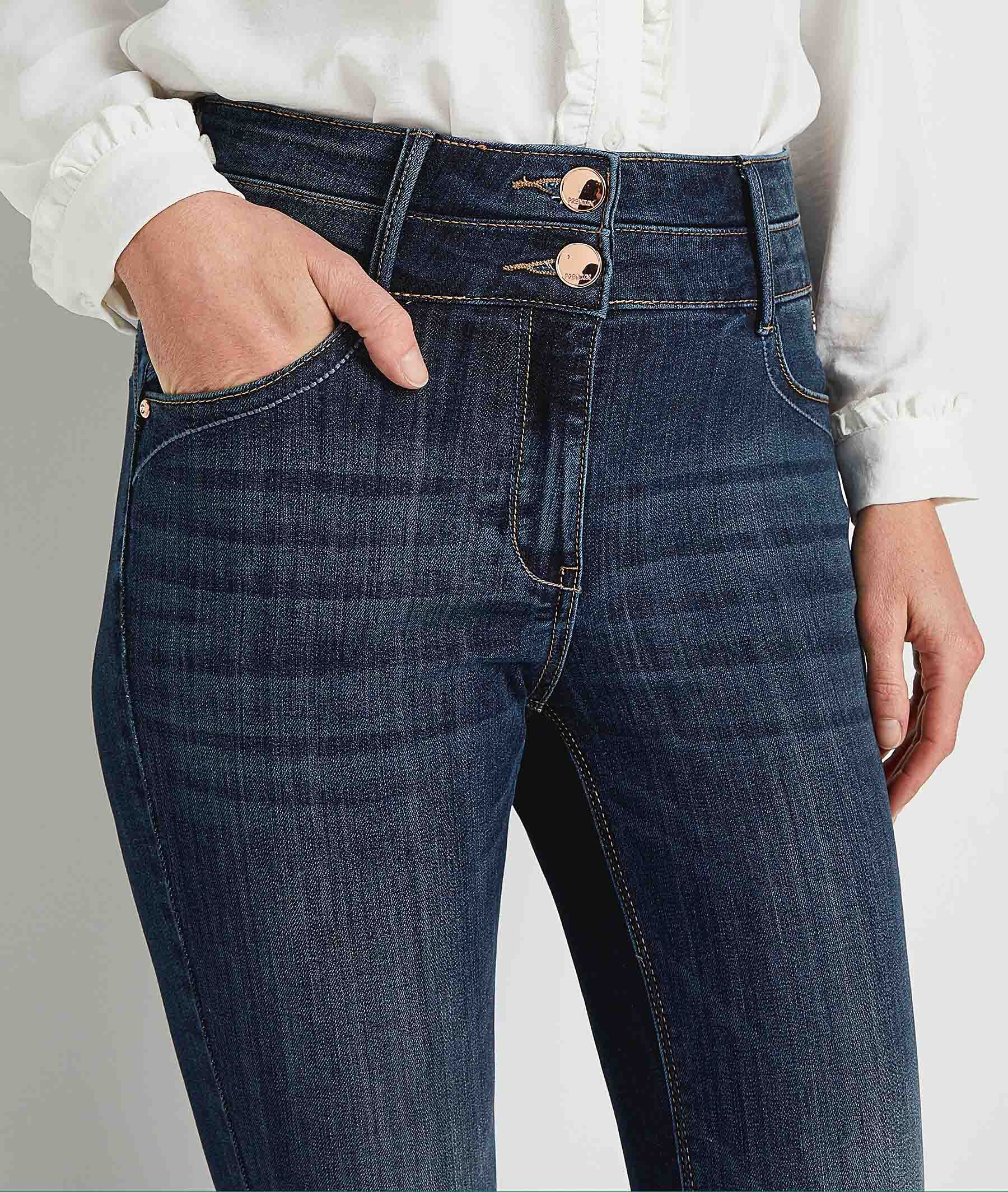 Jean raccourci taille haute HANOI femme - RINSE