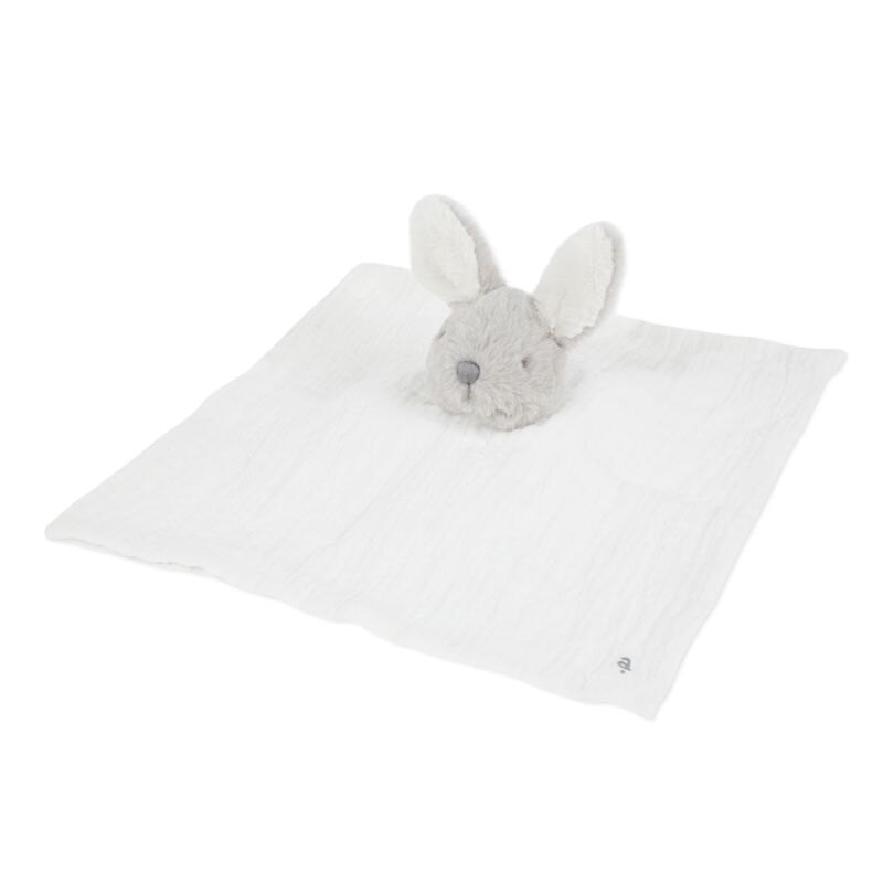 Doudou lapin en fausse fourrure et matière lange mixte Absorba Aucune nuance