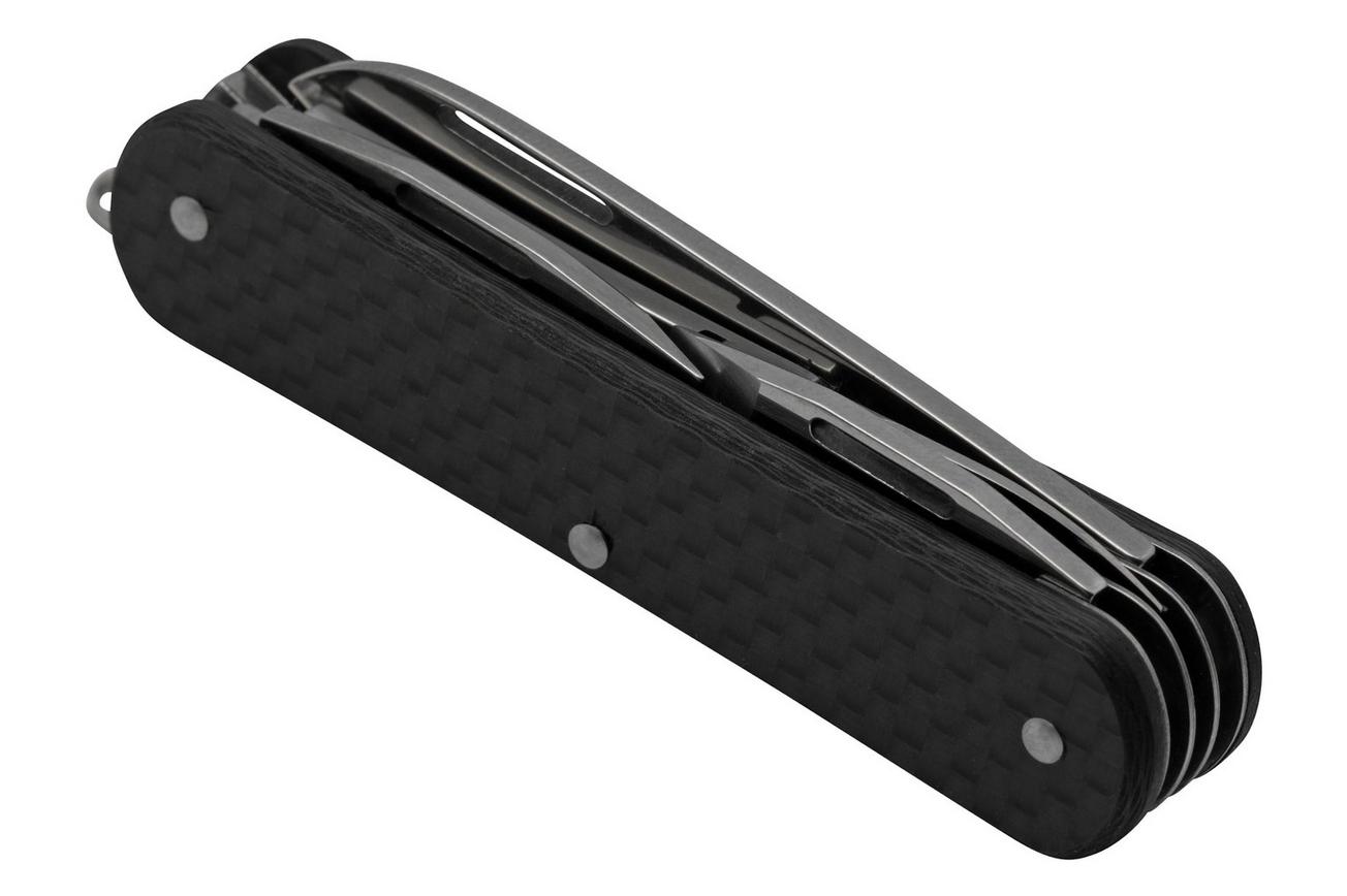 FOX Vulpis 4-Tools FX-VP130-F4CF, M390, Carbon Fiber, Zwitsers zakmes