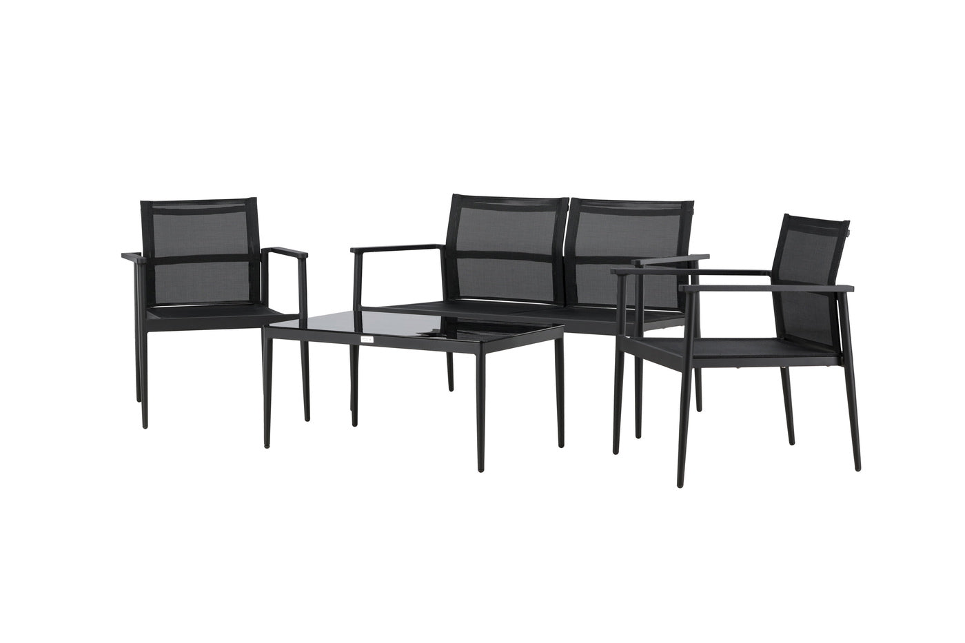FjÃ´rd - Tuinset Zwart - Aluminium|Textiel - Break