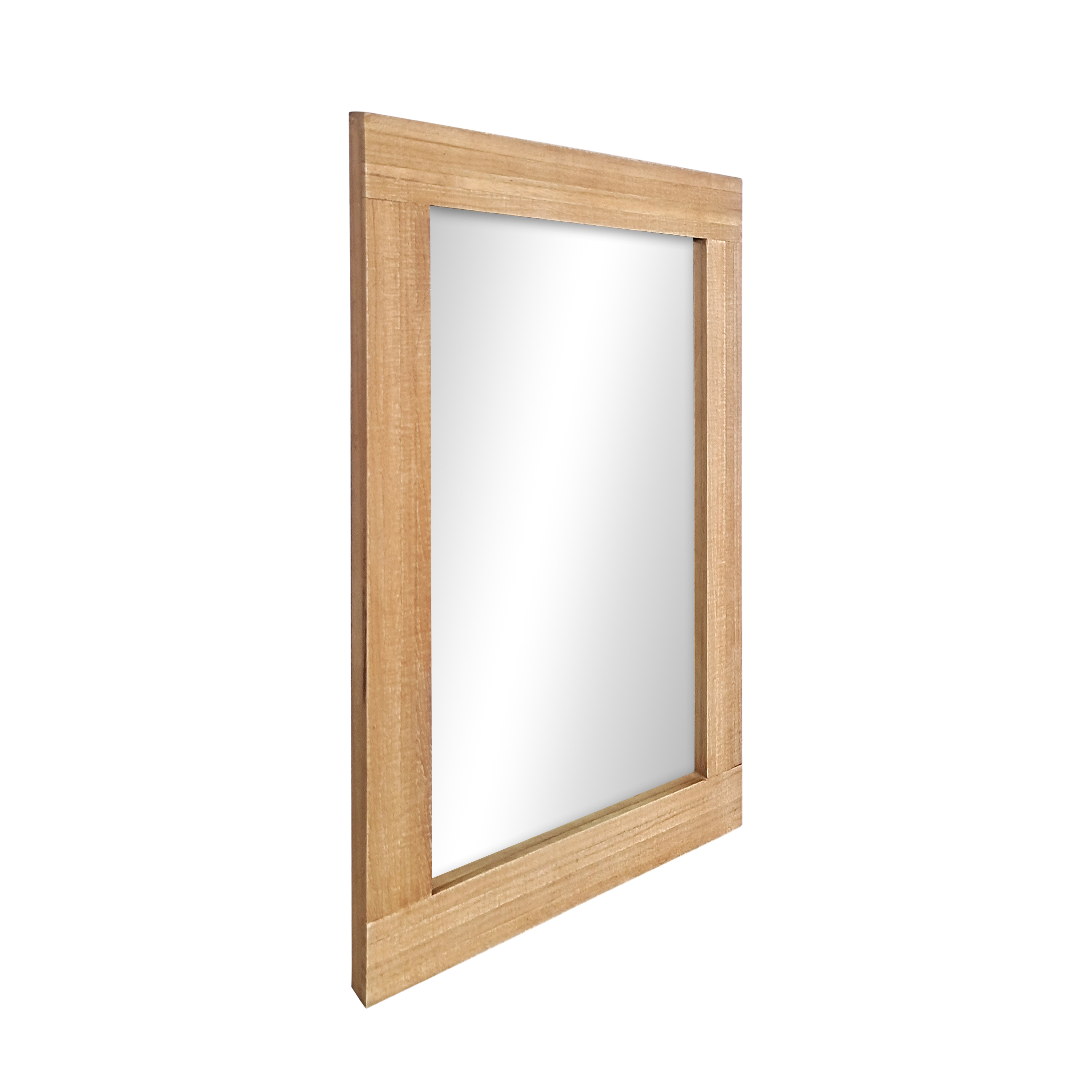 Wandspiegel Holz 46 x 61 cm natur