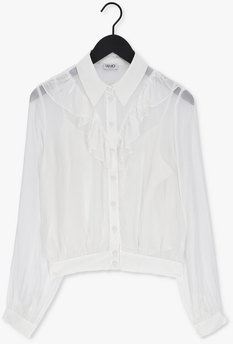 LIU JO gebroken wit liu jo blouse camicia ts nav m/l st all