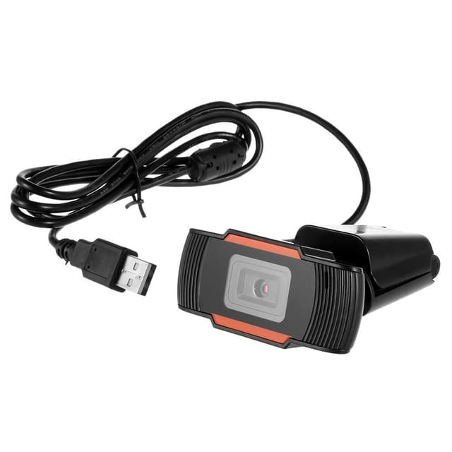 12MP pixels HD 360 Webcam USB PC Bærbar Kamera Sort