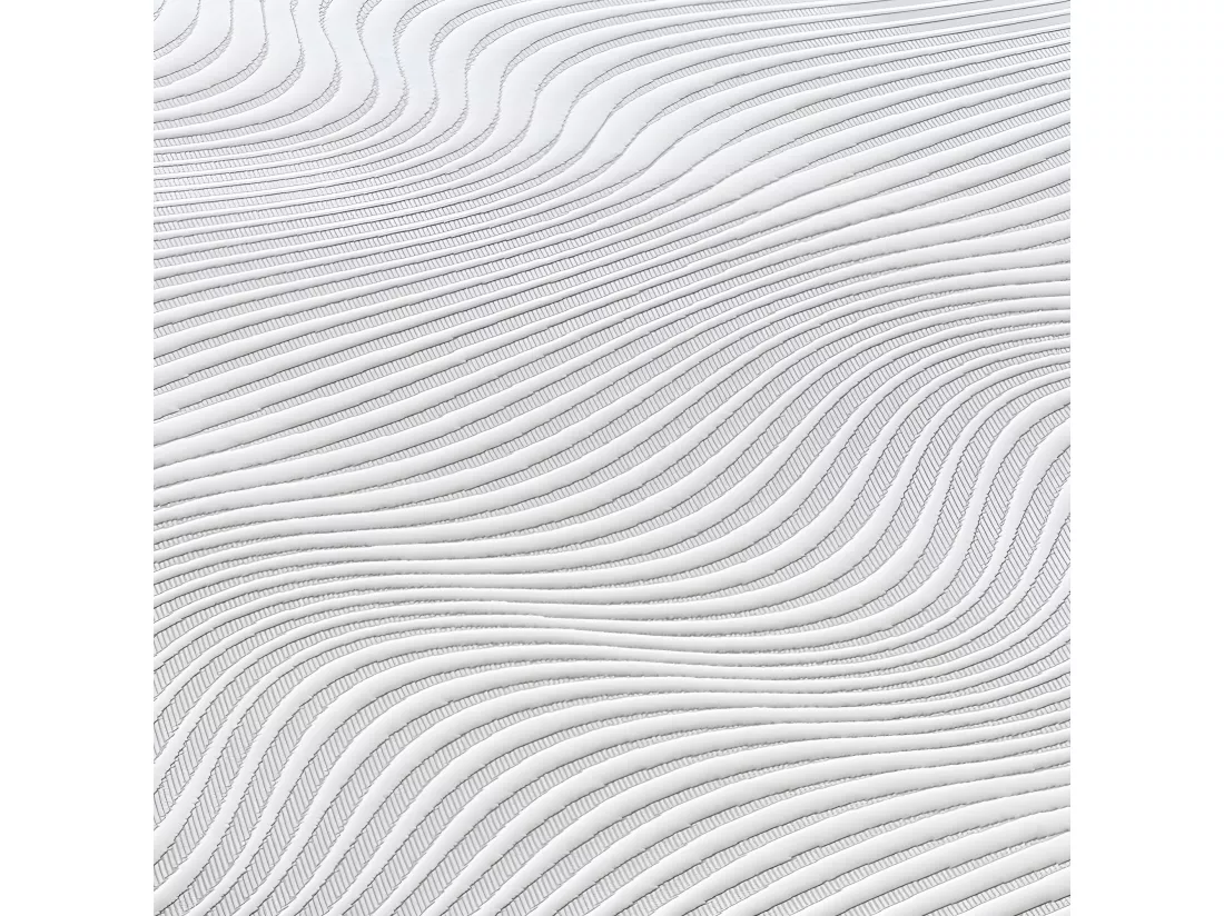 Matelas à ressorts ensachés - mémoire de forme - à 9 zones avec revêtement amovible modèle Bacio 90x190 cm