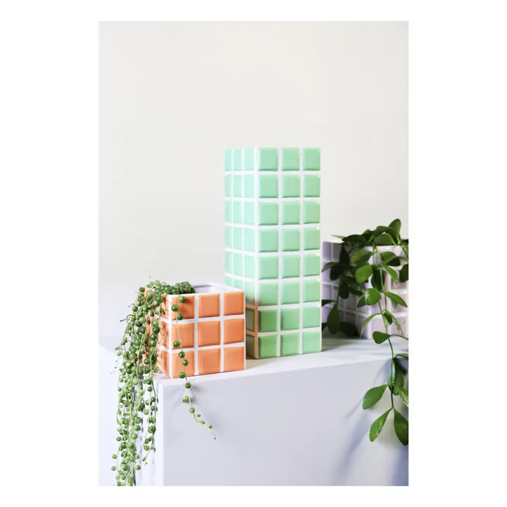 &Klevering Vase Tile | Vert Menthe