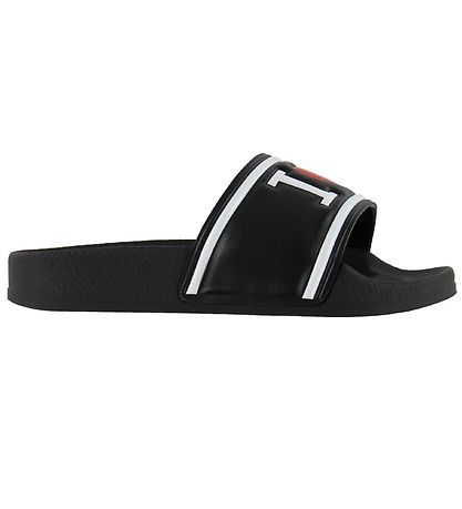 Dolce & Gabbana Badesandalen - Schwarz m. Print