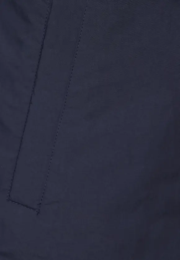 Gefüttertes Overshirt - deep night blue
