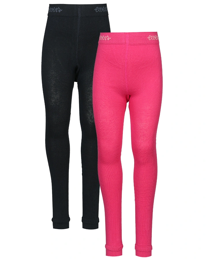Leggings UNI BASIC 2er-Pack in marine/pink