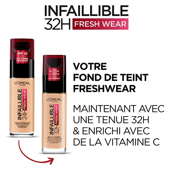 Base Líquida L'Oréal Paris Infallible 24h Fresh Wear nº 260 Golden Sun 30ml