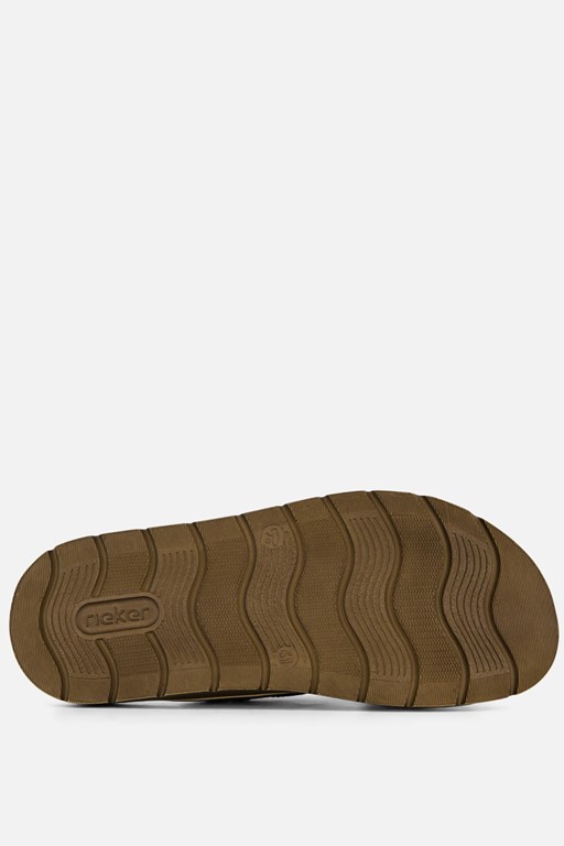 Rieker Clarino Slipper cognac Leer