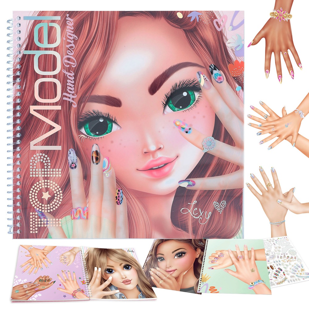 TOPModel Gestalte dein eigenes Handdesign-Malbuch