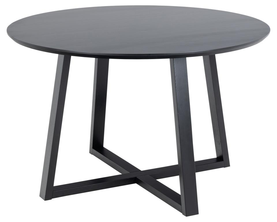 Mukka Eetkamertafel - ø120 cm - Zwart