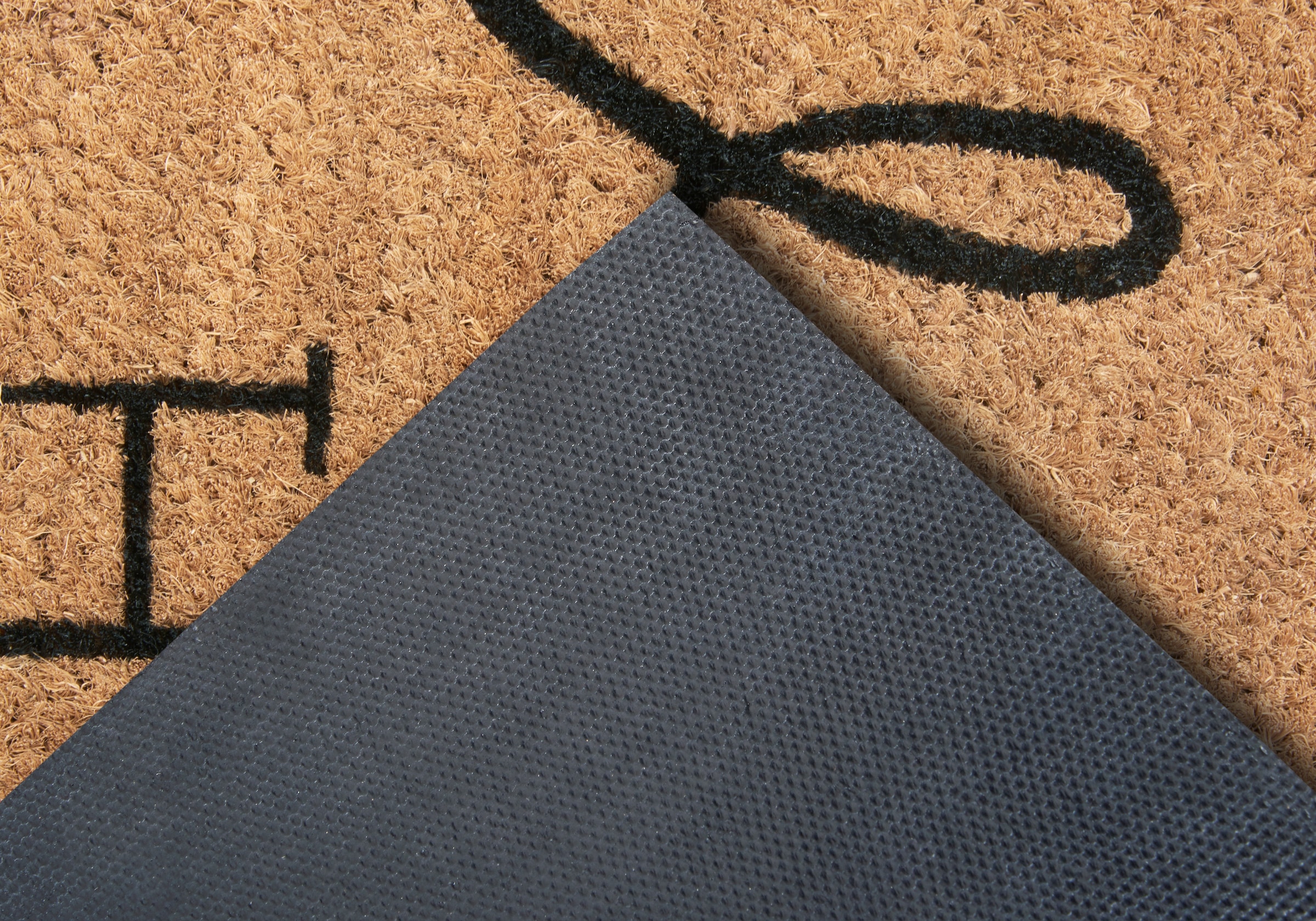 HANSE Home Fussmatte »Mix Mats  Kokos Welcome Home, Türmatte« rechteckig 15 mm Höhe Kokos, Schmutzfangmatte, Outdoor, Rutschfest, Innen, Kokosmatte, Flur