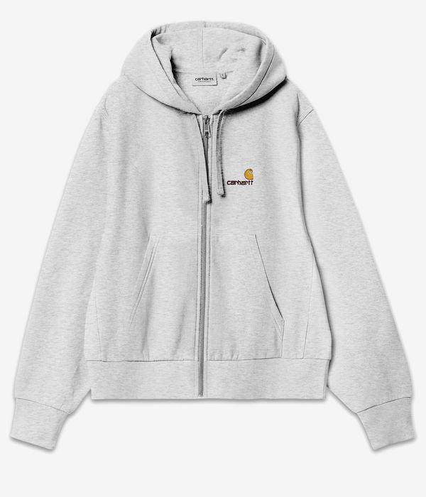 Carhartt WIP W' HD American Script Zip-Hoodie women (ash heather)