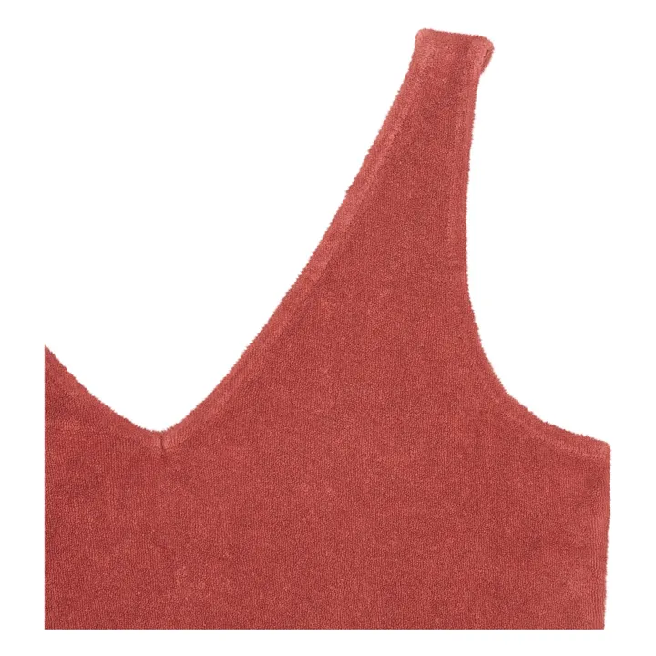 SMALLABLE BASICS Débardeur Femme éponge | Terracotta