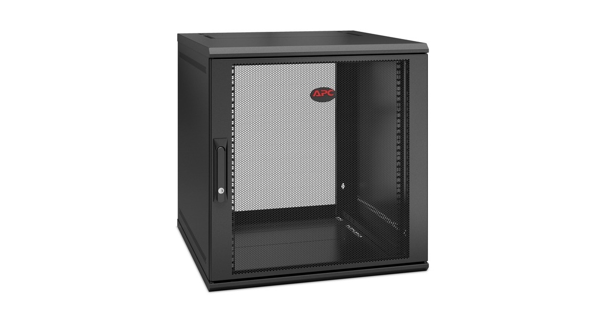 APCNetShelter WX 12U, diep server rack  (Zwart, 600 x 600 x 620mm)