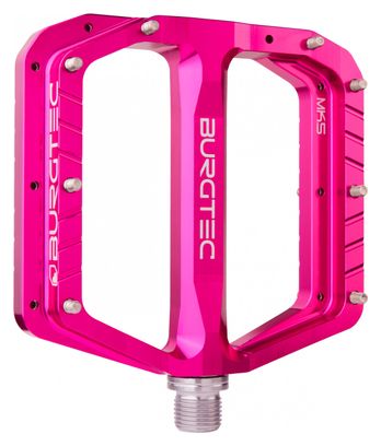 Paire de Pédales Plates Burgtec MK5 Aluminium Rose