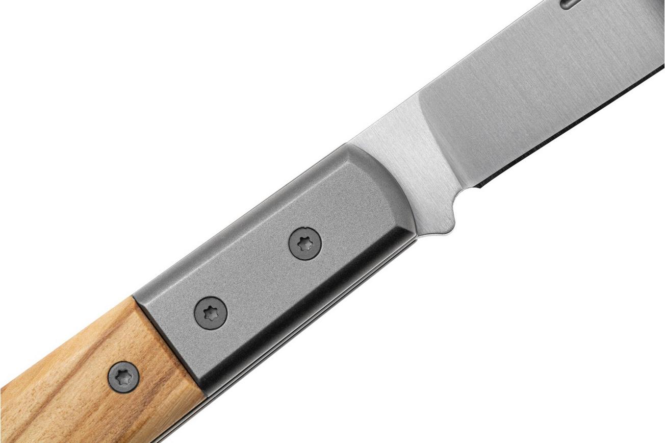LionSteel Roundhead Barlow CK0111-UL Olijfhout, zakmes