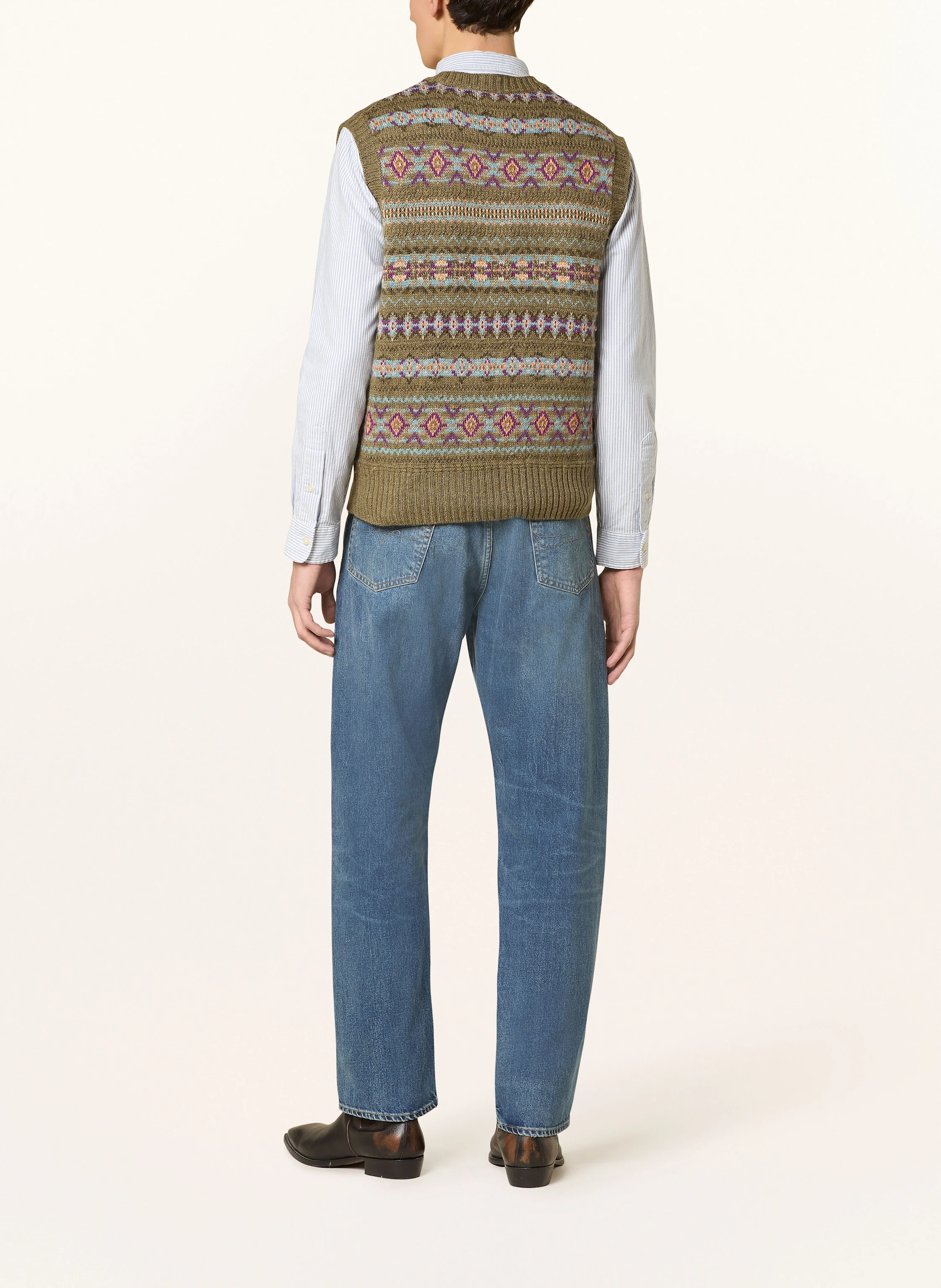 POLO RALPH LAUREN Pullunder mit Leinen