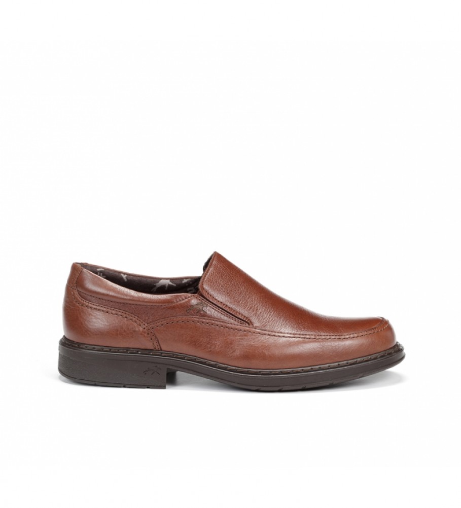 Sapatos Fluchos Clipper 9578 Cidacos em couro marrom
