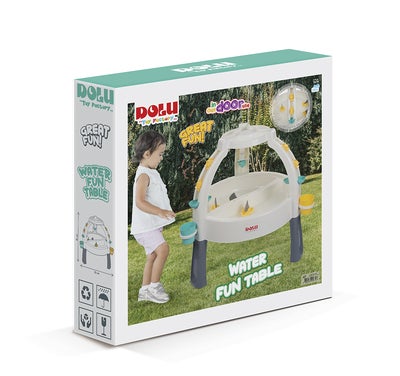 Dolu Fun Fountain Sand & Water Lekebord, Hvit