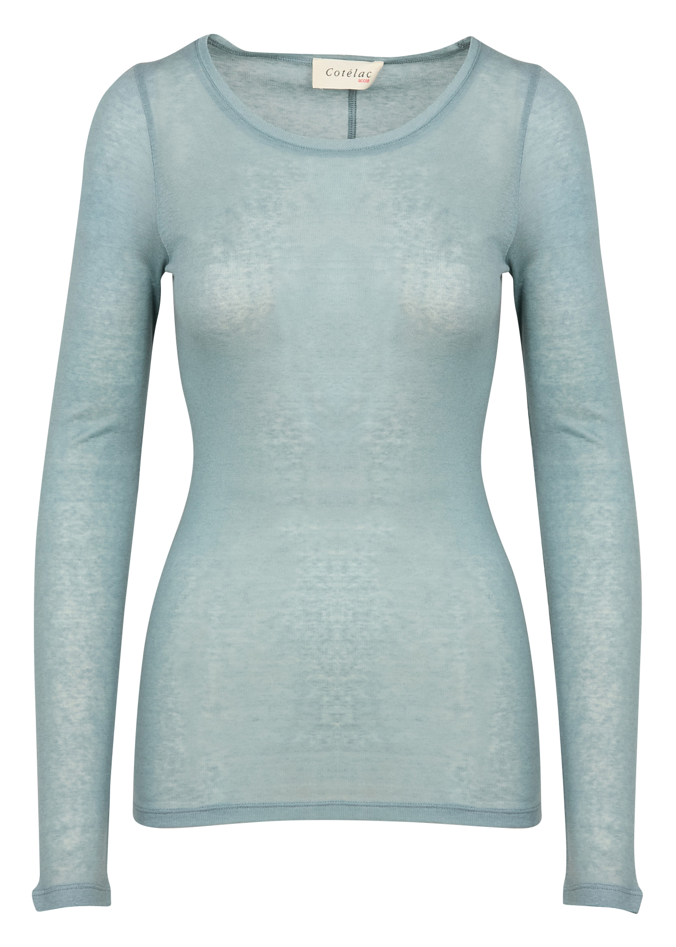 LIVIO - Tee-shirt col rond ajusté | Bleu