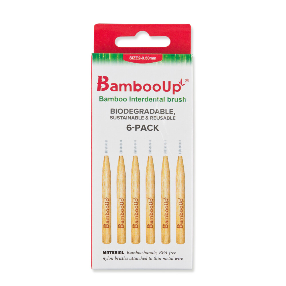 BambooUp Bamboo Interdentale Borstels 0,50mm6 stuks
