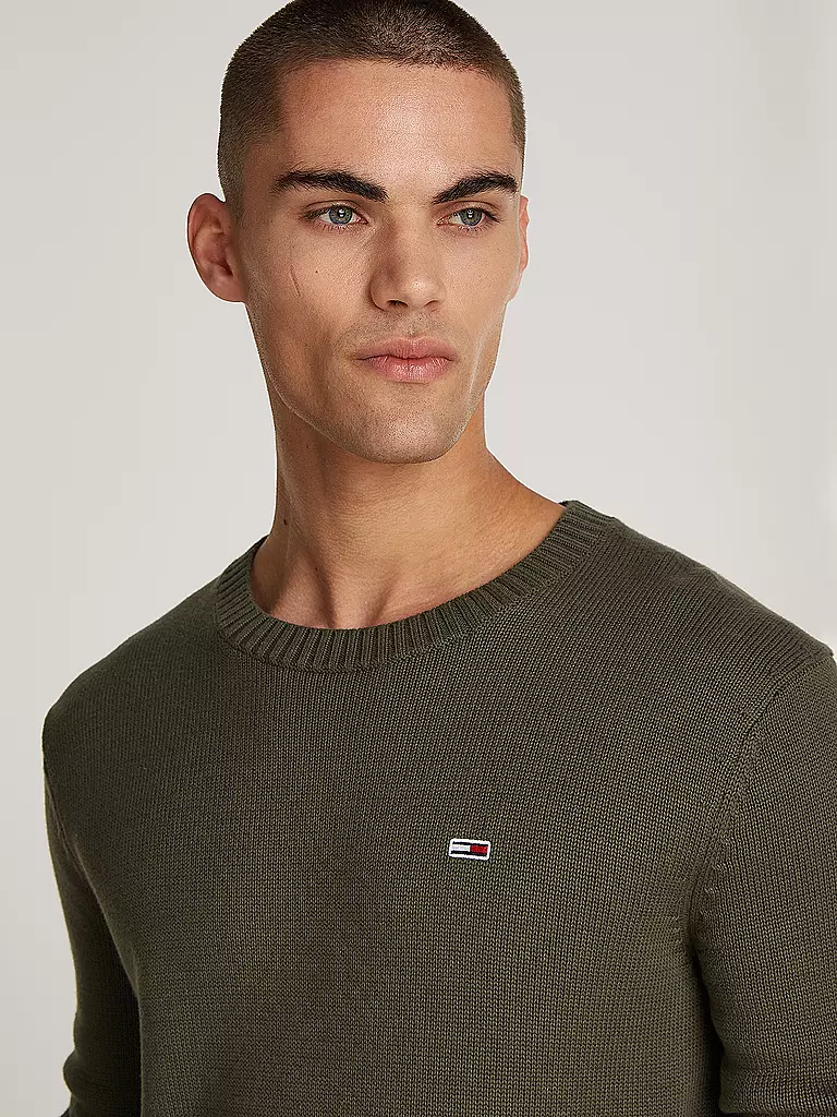 TOMMY JEANS Pullover olive