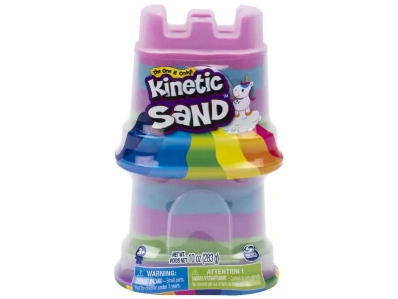 Kinetic Sand Rainbow Unicorn Castle - Assorteret