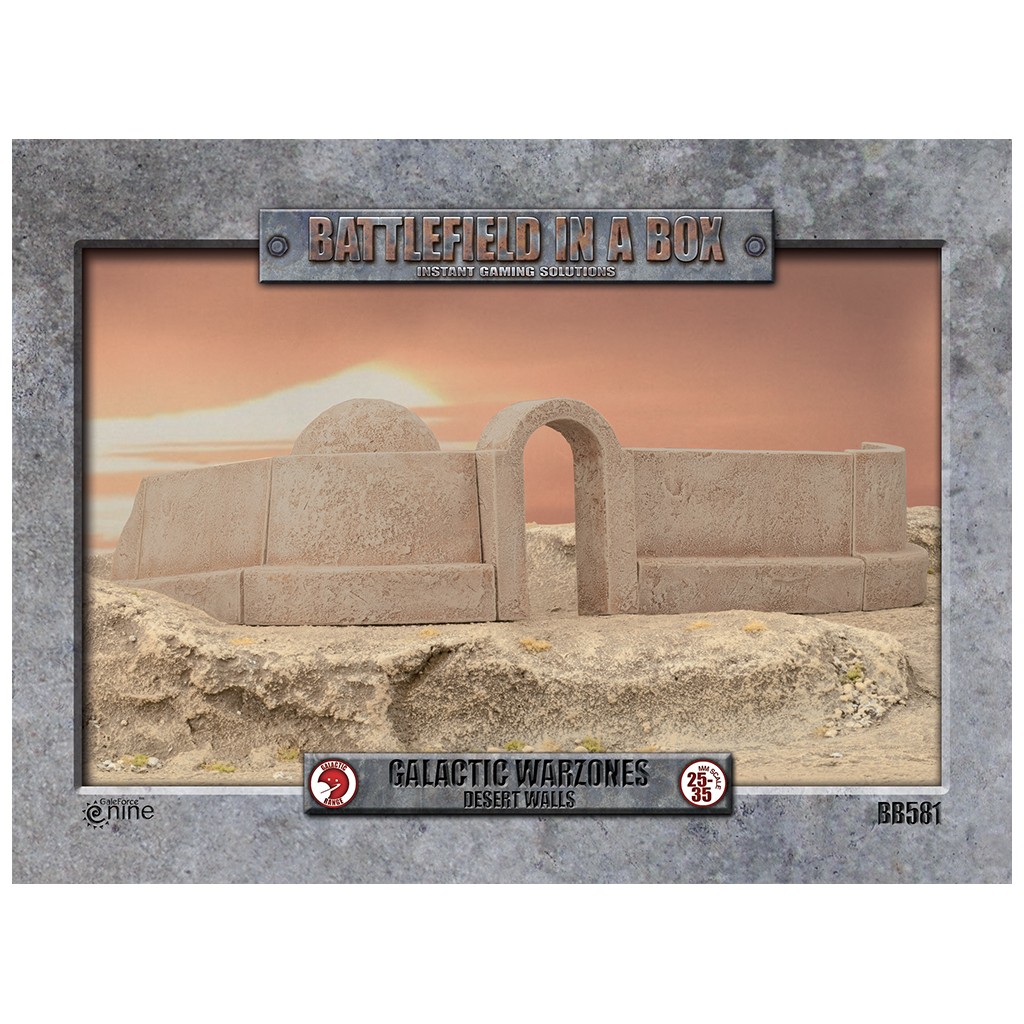Galactic Warzones - Desert Walls