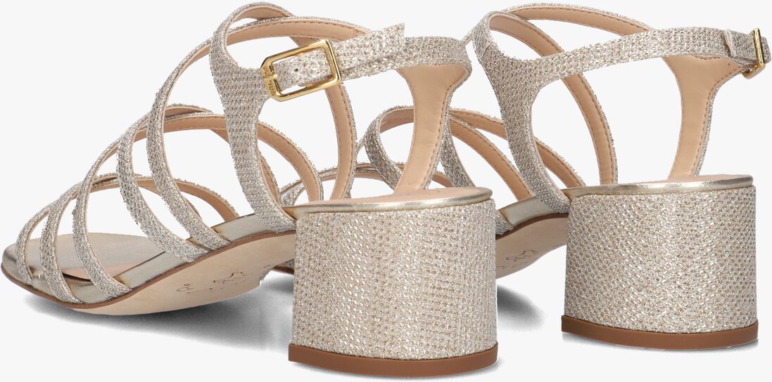 gouden unisa sandalen met hak kalix