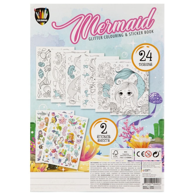 Malbuch - Glitzerzauber - 1 Stück
