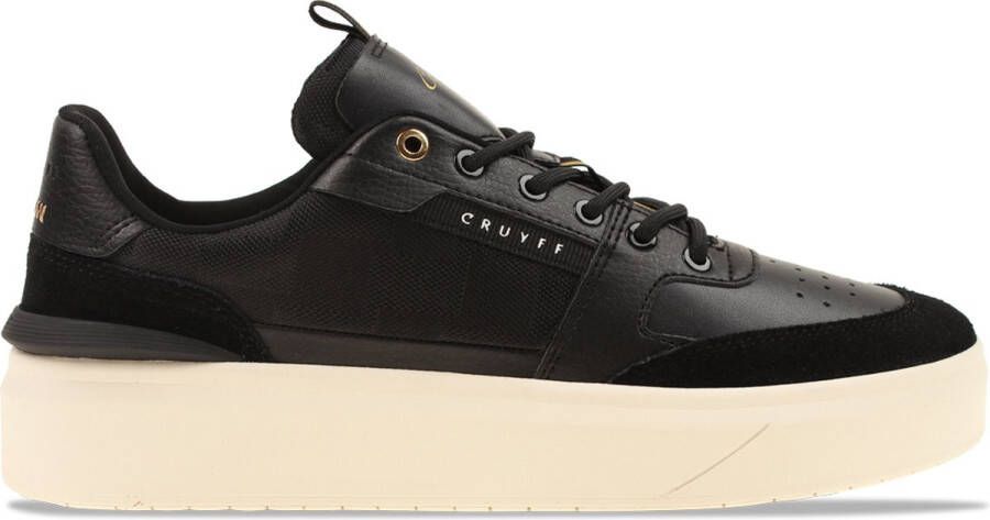 Cruyff Endorsed Tennis Lage sneakers Leren Sneaker Heren Zwart