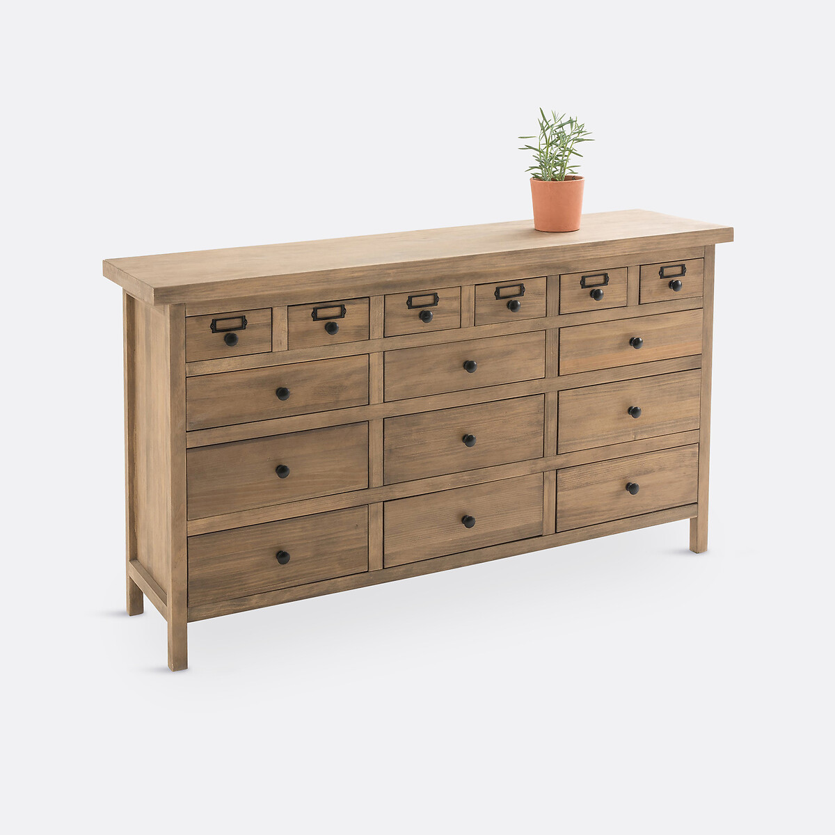 LA REDOUTE INTERIEURS<br>Móvel buffet com 15 gavetas, Lunja